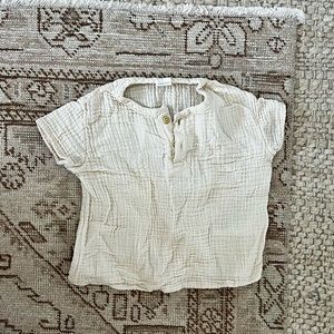 H&M gauzy cotton top. 12-18mos